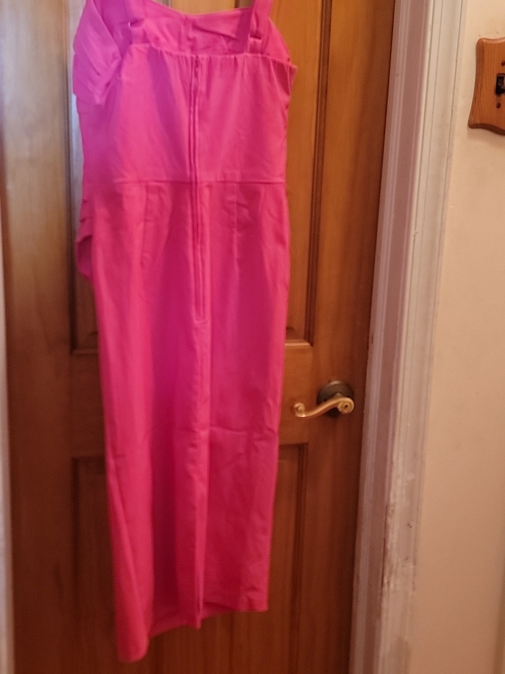 Vixen Hot Pink Jaw Breaker Wiggle Dress Sz M - Picture 3 of 7